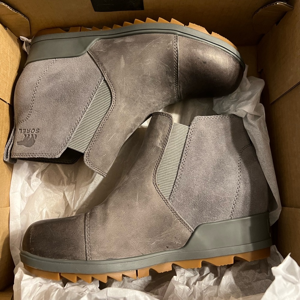 Sorel Gray wedges!